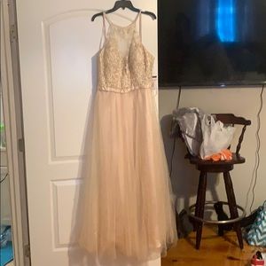 Beautiful champagne colored gown